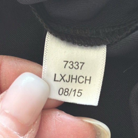 BETHANY MOTA size medium black mini dress with lace embellishments top w, lining - Picture 7 of 13